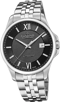 Produktbild von Candino Herren Uhr Analog Luxus Edelstahl Armbanduhr Automatik silber D2UC4768/4