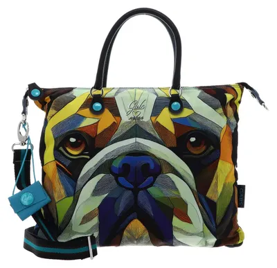 Produktbild von Gabs Leder Handtasche Schultertasche G3 TG Hand Bag Bull - Dog Giallo mehrfarbig