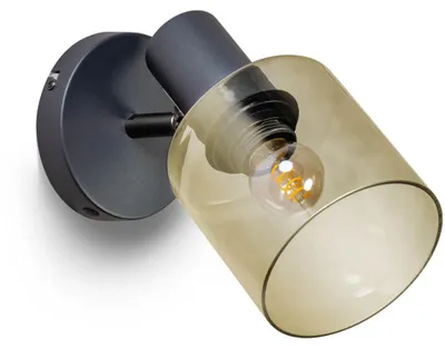 Productafbeelding van Wandlamp Sledge Glass amber glas