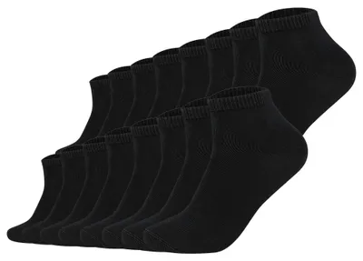 Produktbild von s.Oliver Uni Socken, 16er Pack - Quarter, einfarbig Schwarz 39-42