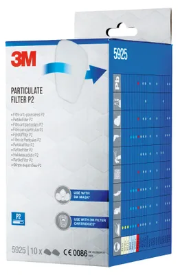 Produktbild von Partikelfilter FFP2 5925PRO10 10 Paar Packung mit 4 Stück