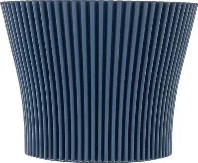 Obrázek produktu pro KADAX květináč, květináč, 19 cm, obal na květinu, stojan na květiny, plast, tmavě modrý