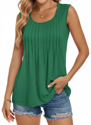 Immagine prodotto di Canotta da donna - Vestibilità ampia - Colore verde