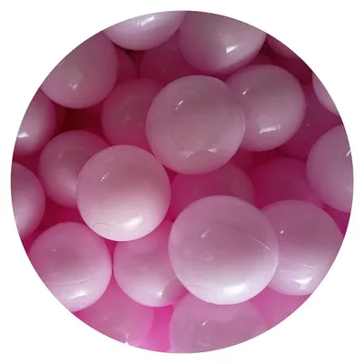 Image de MONIO for kids Lot de 50 balles rose pastel