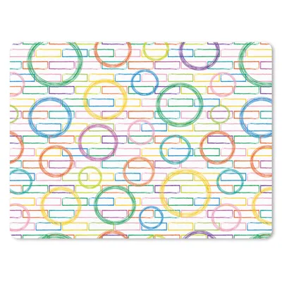 Produktbild von MuchoWow® Mauspad Mousepad Wand - Kreis - Muster 40x30 cm - Mousepads - Maus Mat - Pad - Mausunterlage - Anti Rutsch