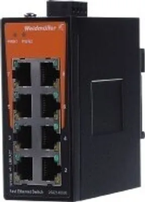 Obrázek produktu pro Weidmüller WEI IE-SW-EL08-8TX Netzwerk Switch unmanaged Fast Ethernet Anzahl Ports 8x - Switch - 8-Port