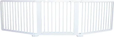 Produktbild von Absperrgitter Türschutzgitter Treppenschutzgitter massiv weiss 277cm