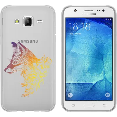 Produktbild von PhoneNatic Case kompatibel mit Samsung Galaxy J5 (2016) J510 Silikon-Hülle Floral Fuchs M1-3