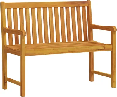 Produktbild von vidaXL Gartenbänke 1-Sitzanzahl 110 x 55,5 x 90 cm Massivholz Akazie
