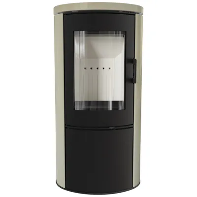 Immagine prodotto di Stufa a legna in acciaio KRATKI AB S/DR ECO 5,5 kW Ø 150 crème rivestimento decorativo