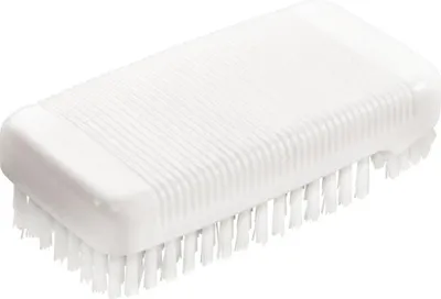 Produktbild von Handwaschbürste, weiß, hart, Nagelbürste, 97 x 47 mm | Packung (1 Stück)