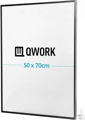 Obrázek produktu pro Rám na fotografie z hliníku, rozměry 50x70 cm, s nárazuvzdorným akrylovým sklem, určený pro plakáty