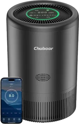 Zdjęcie produktu dla Oczyszczacz powietrza, filtr HEPA, sterowanie za pomocą aplikacji/Alexa, Wi-Fi, 2,5 kg