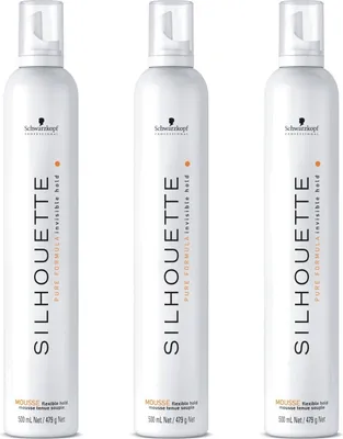 Produktbild von Silhouette Flexible Hold Mousse 3x500 ml
