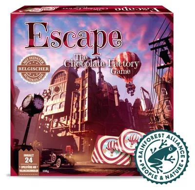 Immagine prodotto di Escape Milk Chocolate Game Edition con cioccolato belga 108g