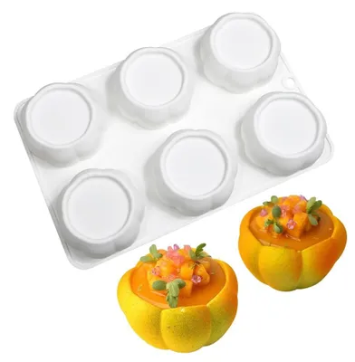Imagen del producto de Solidchoice: Molde de silicona para mousse y pasteles, ideal para postres y jabones