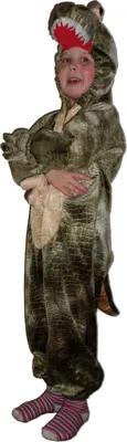 Produktbild von Krokodilkostüm Kostüm Krokodil Kroko für Kinder Kinderkrokodil Croko Kinderkostüm Fasching Gr. 98/104, 116/122, Größe:98/104