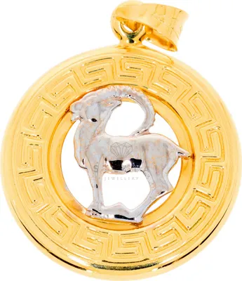 Produktbild von Kettenanhänger Sternzeichen Anhänger 585 Gold Tierkreiszeichen Horoskop 14 Karat Steinbock (22.12. - 20.01.)