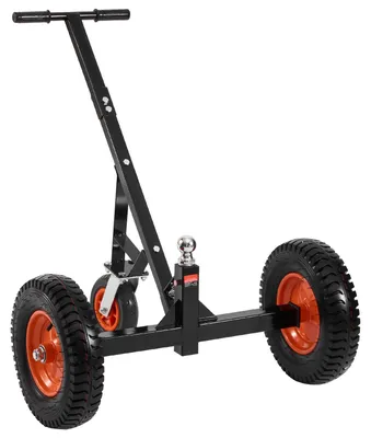 Produktbild von Rangierhilfe Anhänger, Anhängerwagen, 544 kg Stützlastkapazität, 460 & 560mm einstellbare Höhe, 50,8 mm Kugel, 386 mm Luftreifen, Kohlenstoffstahl, zum Bewegen von Wohnmobilanhängern