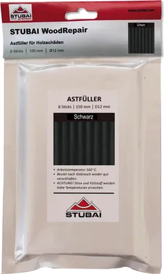 Produktbild von STUBAI WoodRepair Holzreparatur, Flexibler und UV-beständiger Astfüller im Kompaktbeutel oder Industrie-Beutel
