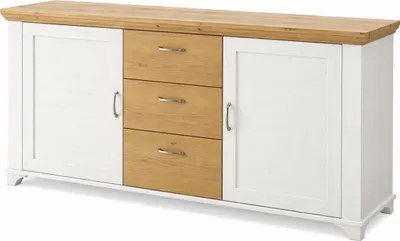 Produktbild von FURNARO Sideboard Meliora Schrank Kommode anderson pine/ asteiche B/H/T: 177x91x44 cm