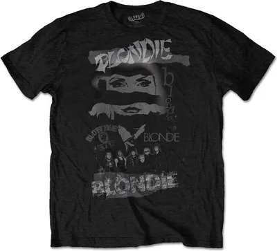 Produktbild von Blondie Mash Up Black L T-Shirt