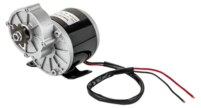 Zdjęcie produktu dla Przekładnia silnika elektrycznego - 250W, 12V DC - 2750 obr./min - silnik szczotkowy - z kołem zębatym 9-zębowym - do rowerów elektrycznych, rowerów i skuterów