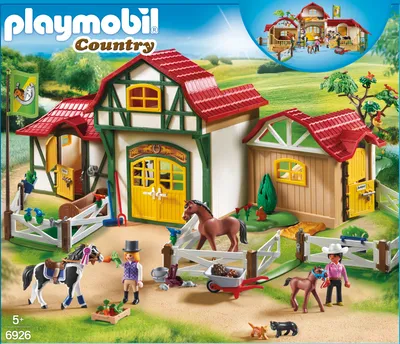 Produktbild von PLAYMOBIL Country 6926 Großer Reiterhof