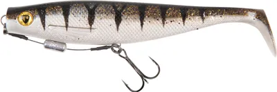 Produktbild von Fox Rage Pro Shad Loaded - Gummifisch, Farbe:UV Glitter Perch, Länge:14cm