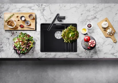 Produktbild von BLANCO ETAGON 500-U SILGRANIT schwarz