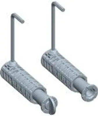 Produktbild von VITRA 310892YP1TE Montageset V-Fit Ersatzteil Wand-WC