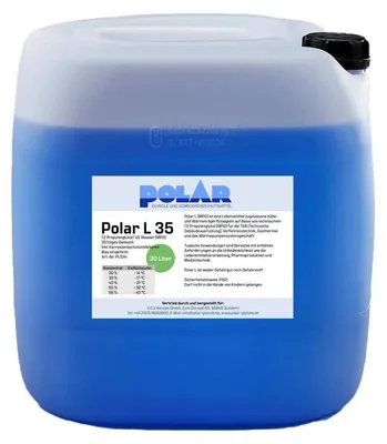 Produktbild von Polar L-MPG Glykol Frostschutzmittel, Propylenglykol 35% Gemisch 30 Liter