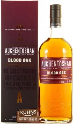 Image de Auchentoshan BLOOD OAK Single Malt Scotch Whisky 46% Vol. 0,7l en boîte cadeau