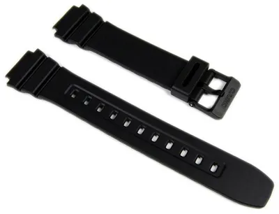 Produktbild von Casio Uhrenarmband 18mm Resin schwarz F-108 AE-1200 W-216H AE-1300
