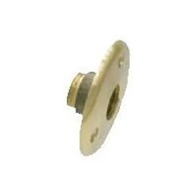 Produktbild von Wanddurchführung für Armaturen aus unbehandeltem Messing, weiblich 1/2" – Watts