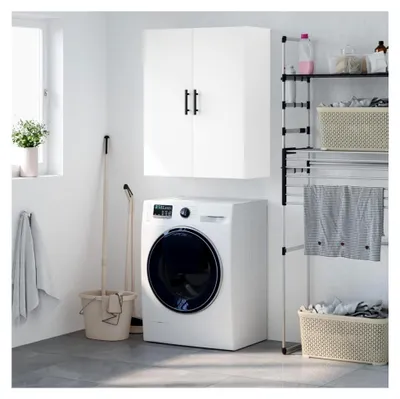 Produktbild von Hängeschrank für Badezimmer, Hängeschrank, Weiß, 69,5 x 34 x 90 cm
