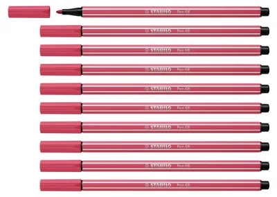 Produktbild von STABILO Filzstift Pen 68 10er Set verschiedene Farben