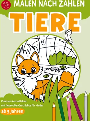 Produktbild von Malen nach Zahlen für Kinder - Tiere
