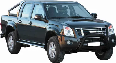 Image de Pare-buffle Avant pour Isuzu D-Max 2006-2012 63 mm en Acier Noir