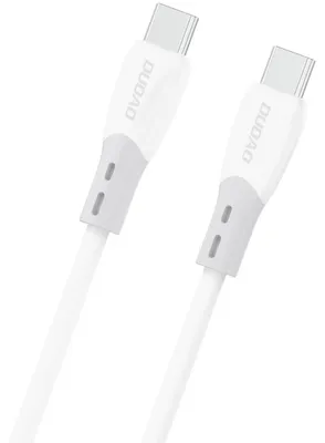 Immagine prodotto di Cavo Ricarica Dudao L25SC USB-C 60W 1m - Bianco | Trasferimento Dati Rapido KP41385