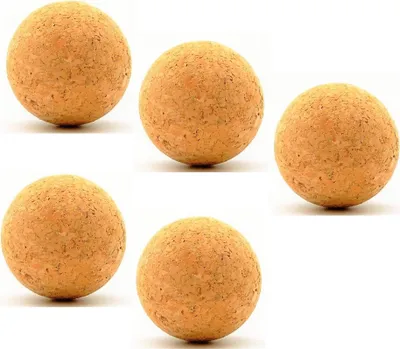 Produktbild von 5 x Kork Kugel 3 cm - Weinkorken Kugelstopfen Holzkorken Korkbälle Korkstopfen
