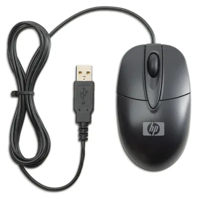 Produktbild von HP RH304AA, Beidhändig, Optisch, USB Typ-A, Schwarz