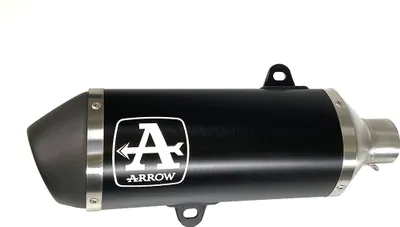 Produktbild von ARROW Auspuff DARK URBAN für Yamaha N-Max 155 2017-, Aluminium schwarz (Nur mit ARROW Krümmer)