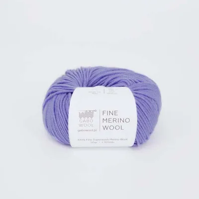 Zdjęcie produktu dla Włóczka Gabo Wool Fine Merino Wool 3818 / lawenda