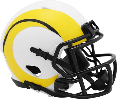 Produktbild von NFL Los Angeles Rams Mini Helm Speed Lunar Eclipse Riddell Footballhelm