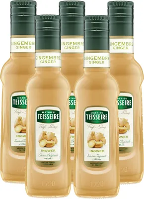 Immagine prodotto di Teisseire Sciroppo per bevande Zenzero 0,25L (confezione da 5)