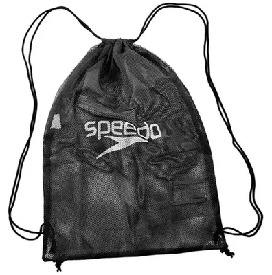 Produktbild von Speedo mesh Schwimmtasche - Equipment Wet Suit Bag - schwarz - 35 Liter