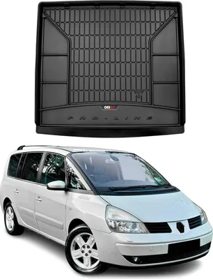 Produktbild von FROGUM ProLine Kofferraumwanne Schwarz TPE für RENAULT ESPACE IV (JK0/1)
