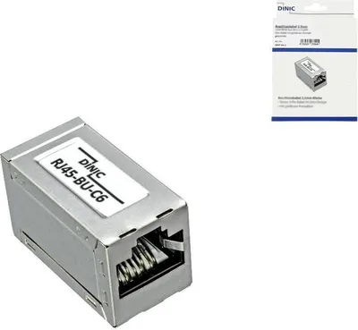 Produktbild von Netzwerkadapter RJ45 Modular-Kupplung Cat.6A/5e Buchse/Buchse geschirmt