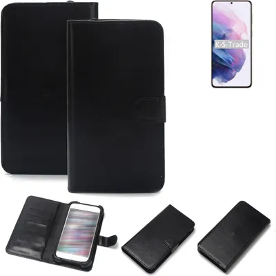 Produktbild von K-S-Trade Handyhülle Schutzhülle kompatibel mit Samsung Galaxy S21+ 5G SD888 Handy Schutz Hülle Handyhülle Bumper schwarz 1x